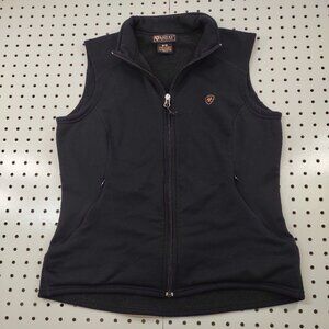 Ariat Black Fleece Vest, Size small Medium